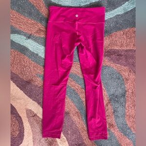 lululemon midrise Fuchsia Leggings